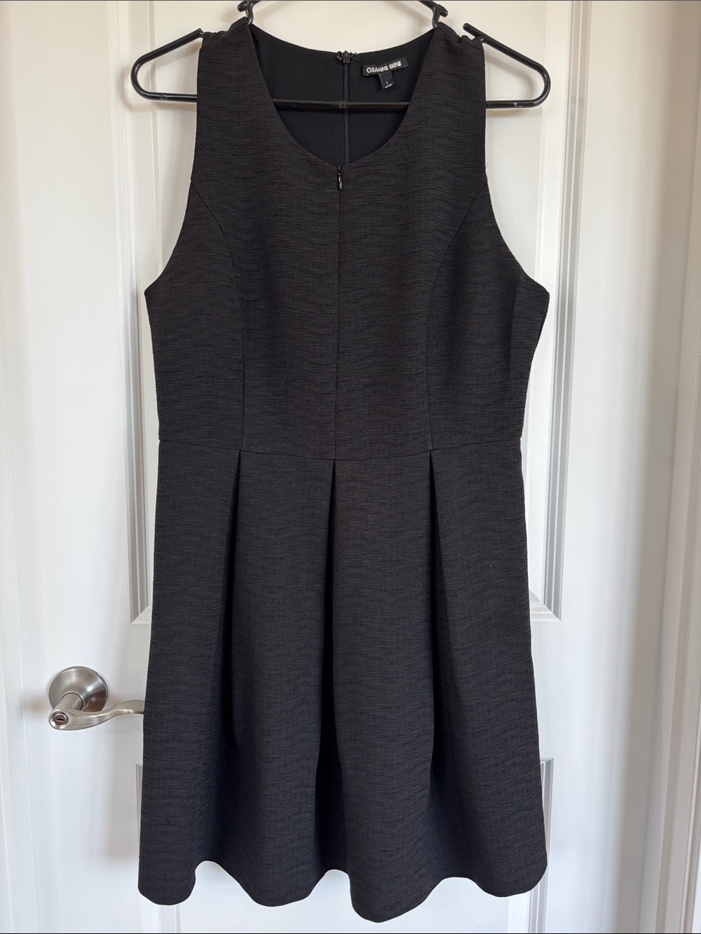 Gianni Bini  Charcoal Sleeveless A-Line Dress